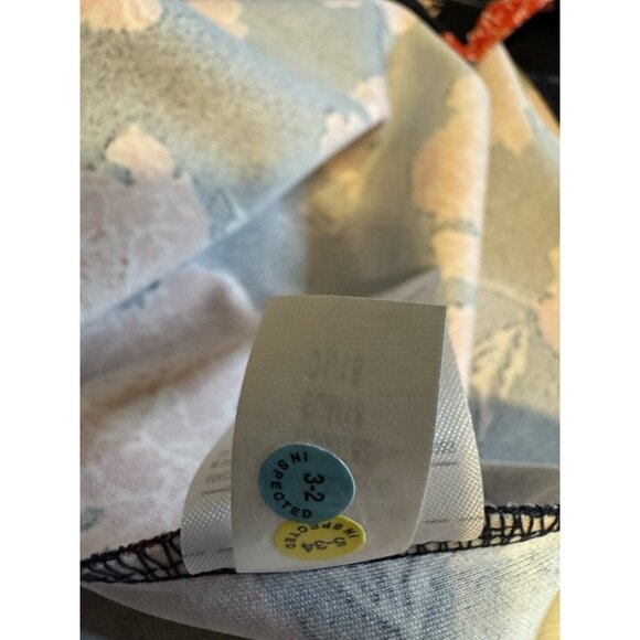 Banana Republic Pencil Dress 10 Red Black Ivory Floral Sleeveless Washable NEW - Picture 13 of 14